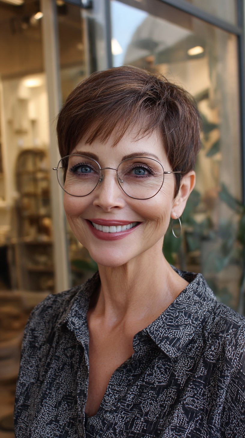 Pixie Cuts for Women Over 50 with Glasses: 50+ Stylish Ideas