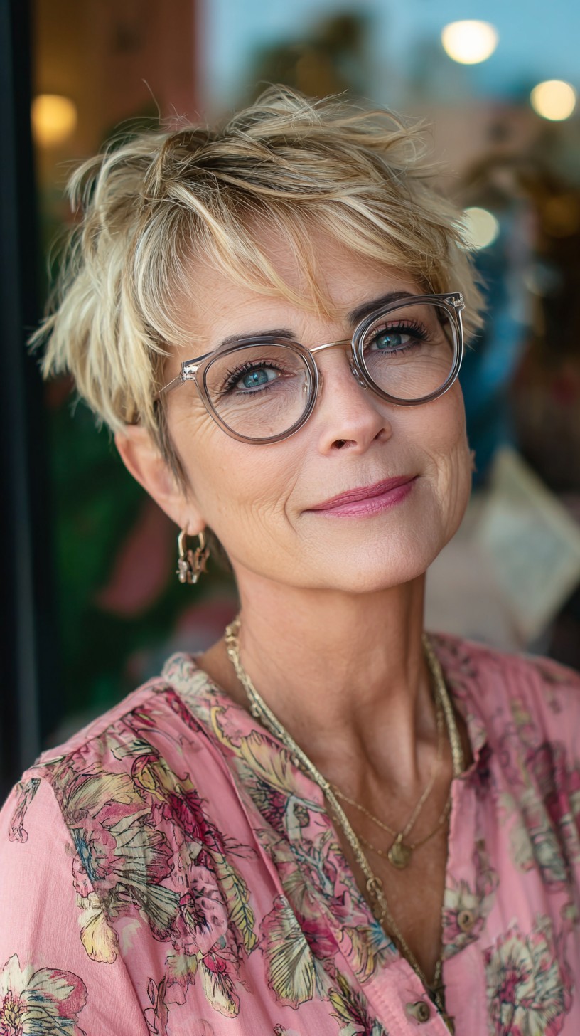 Pixie Cuts for Women Over 50 with Glasses: 50+ Stylish Ideas