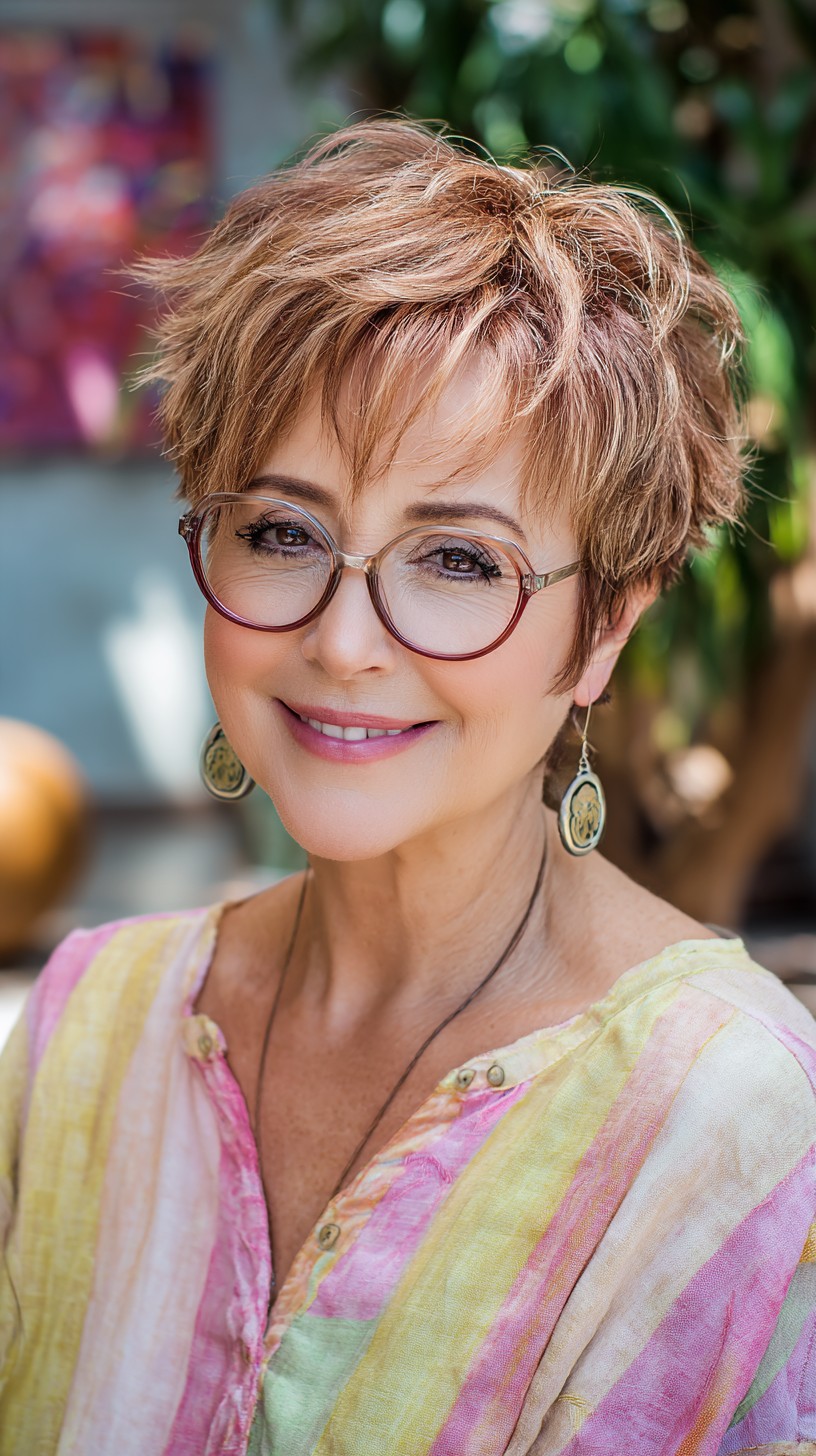 Pixie Cuts for Women Over 50 with Glasses: 50+ Stylish Ideas