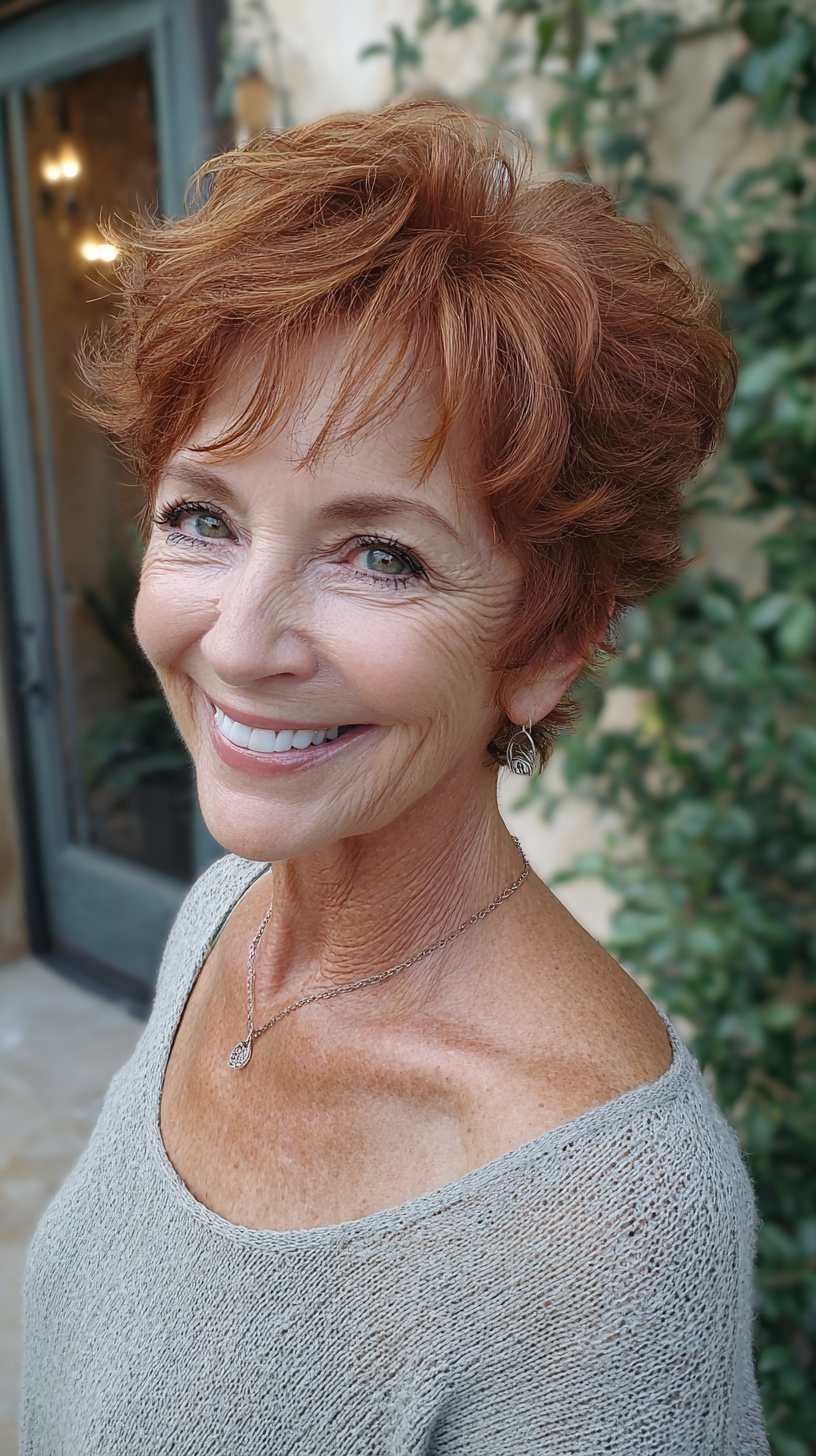 Volume & Style: 50 Pixie Cuts for Women Over 60 with Fine Hair