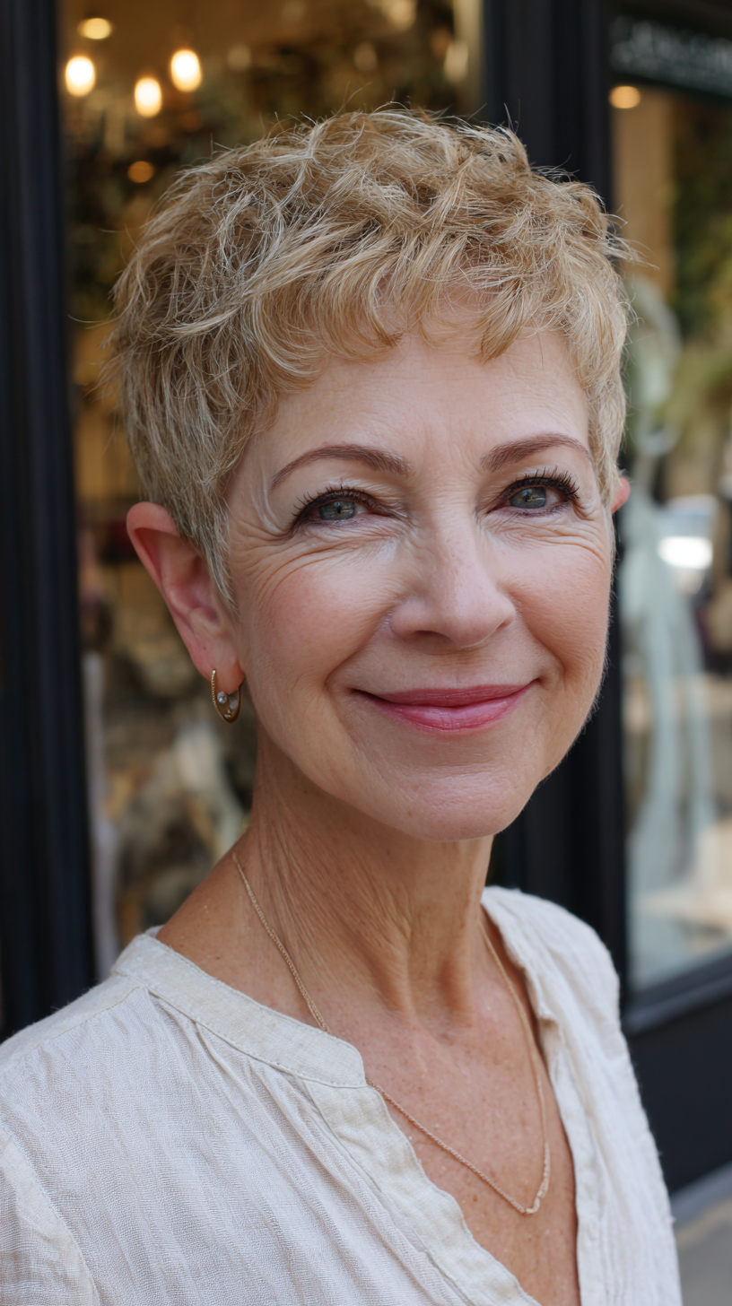 Volume & Style: 50 Pixie Cuts for Women Over 60 with Fine Hair