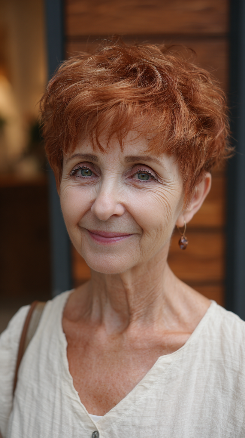 Volume & Style: 50 Pixie Cuts for Women Over 60 with Fine Hair