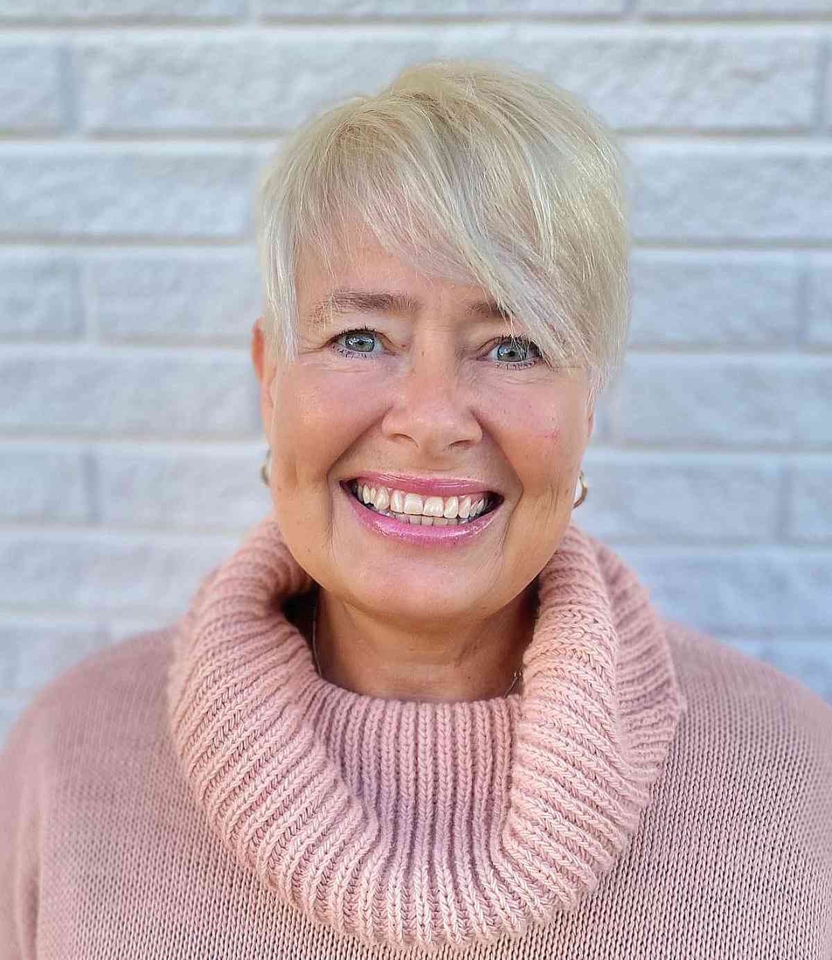 Volume & Style: 50 Pixie Cuts for Women Over 60 with Fine Hair