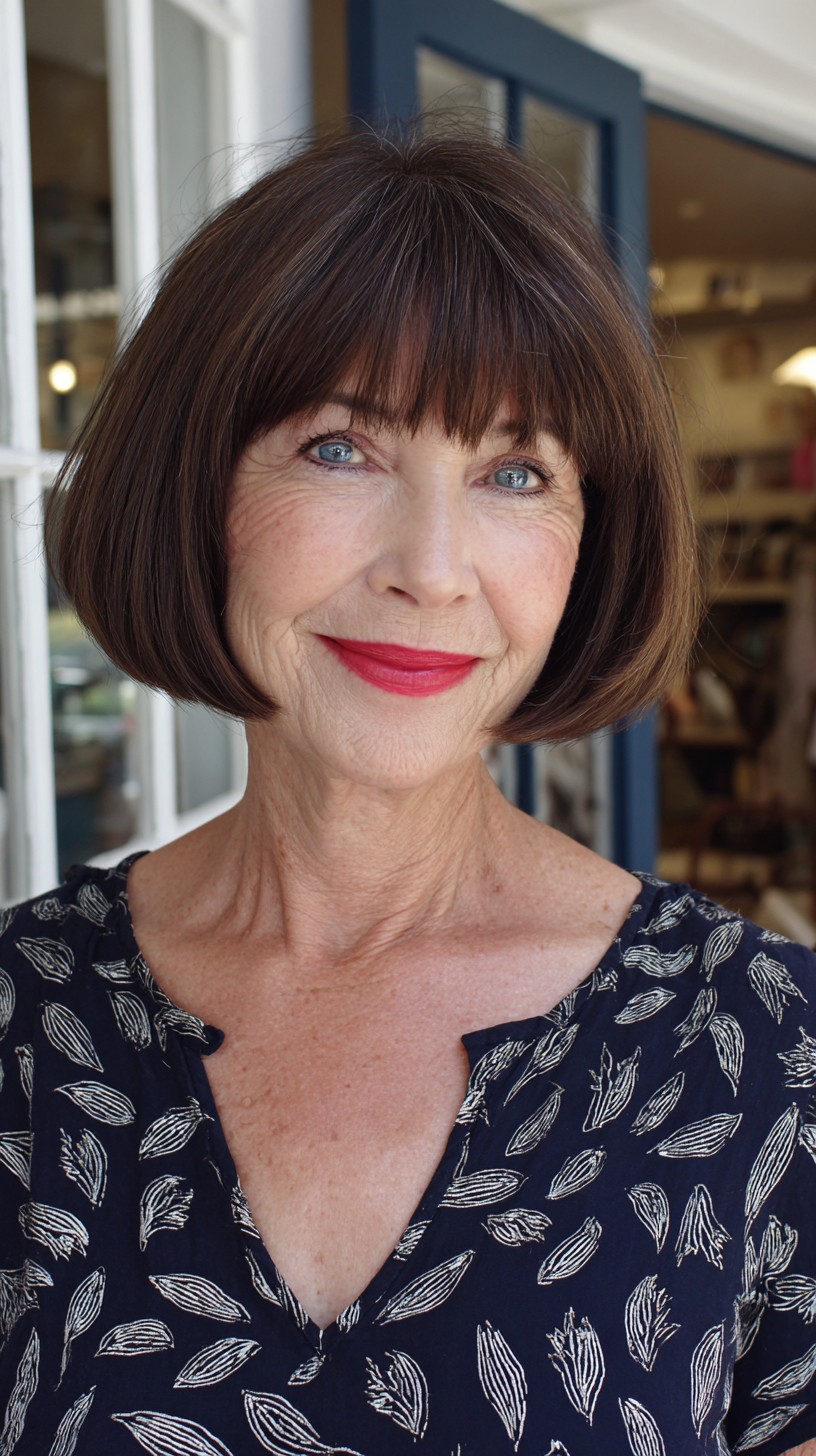 Best Short Bob with Bangs Styles for Mature Women | 2026 Trends