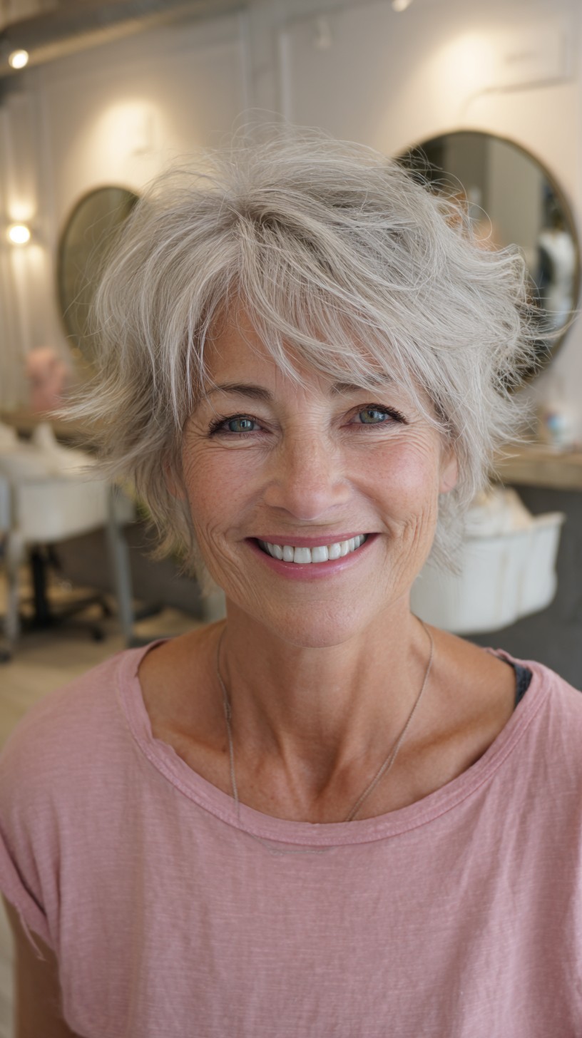 Best Short Shag Haircuts for Women Over 50 | 2024 Styles