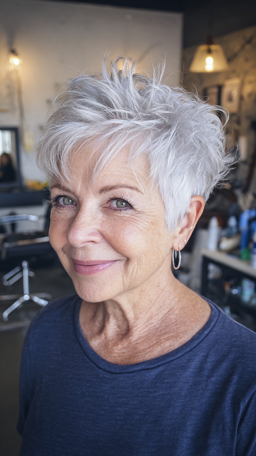 Best Short Shag Haircuts for Women Over 50 | 2024 Styles