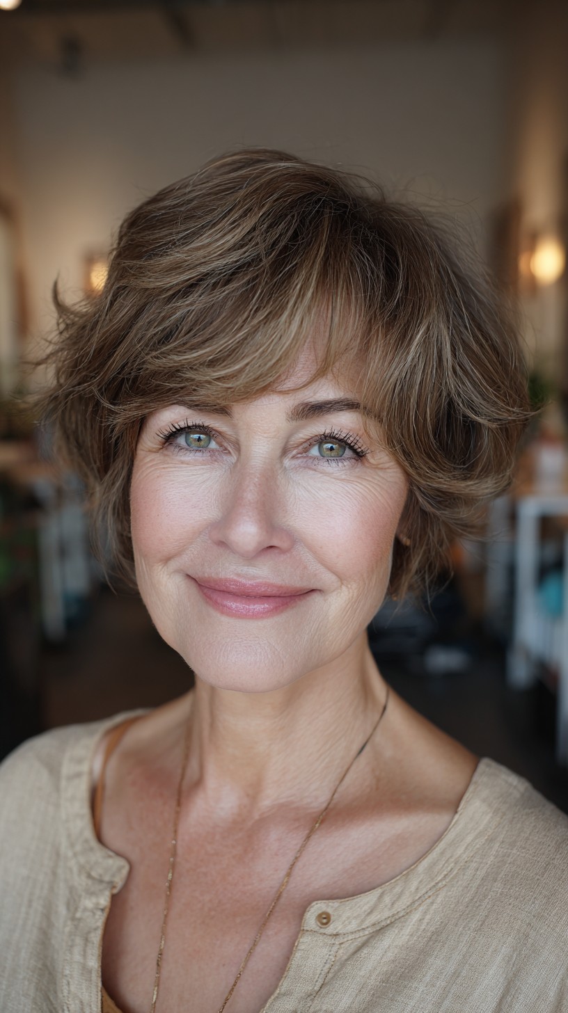 Best Short Shag Haircuts for Women Over 50 | 2024 Styles
