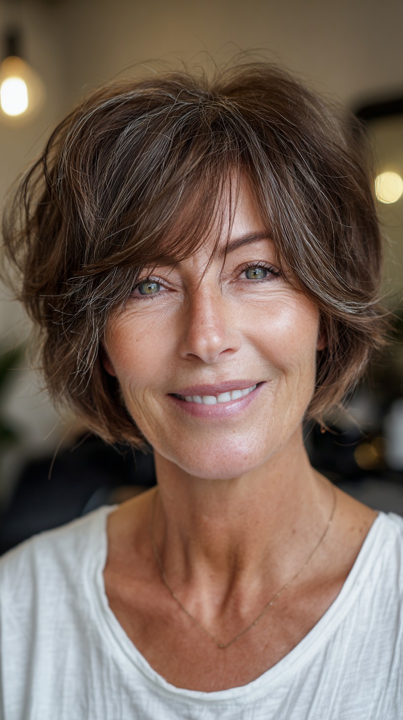 Best Short Shag Haircuts for Women Over 50 | 2024 Styles