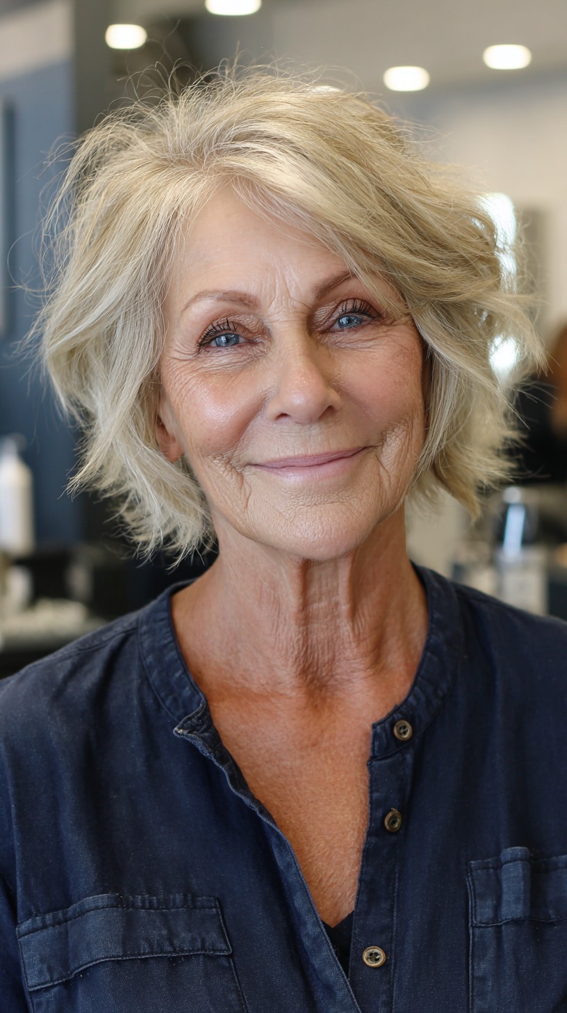 Best Short Shag Haircuts for Women Over 50 | 2024 Styles