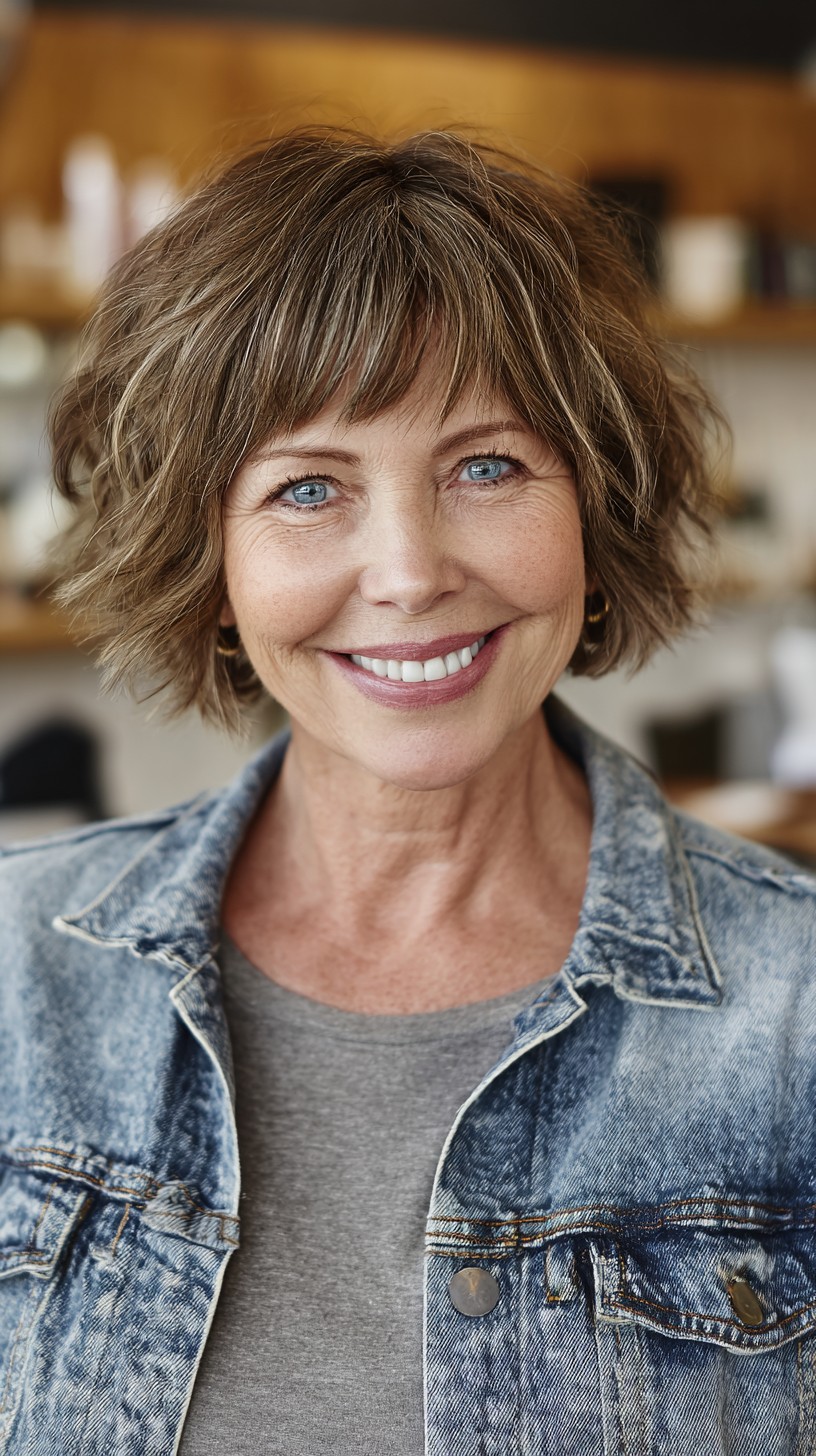 Best Short Shag Haircuts for Women Over 50 | 2024 Styles