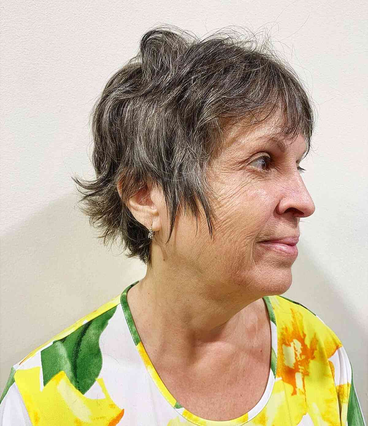 Best Short Shag Haircuts for Women Over 50 | 2024 Styles