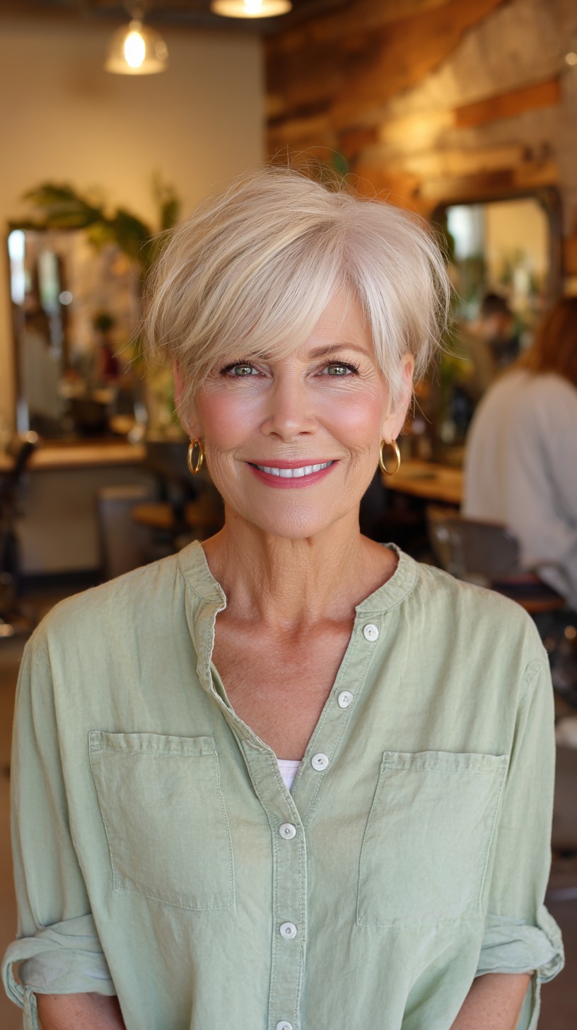 Long Pixie Cuts for Women Over 60: Stylish & Age-Flattering Ideas