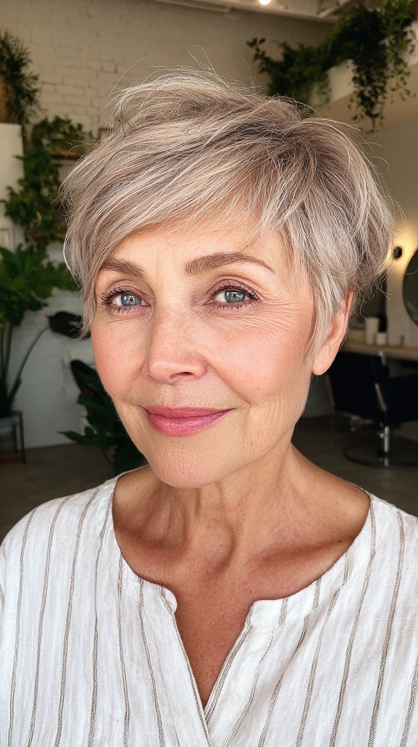 Long Pixie Cuts for Women Over 60: Stylish & Age-Flattering Ideas