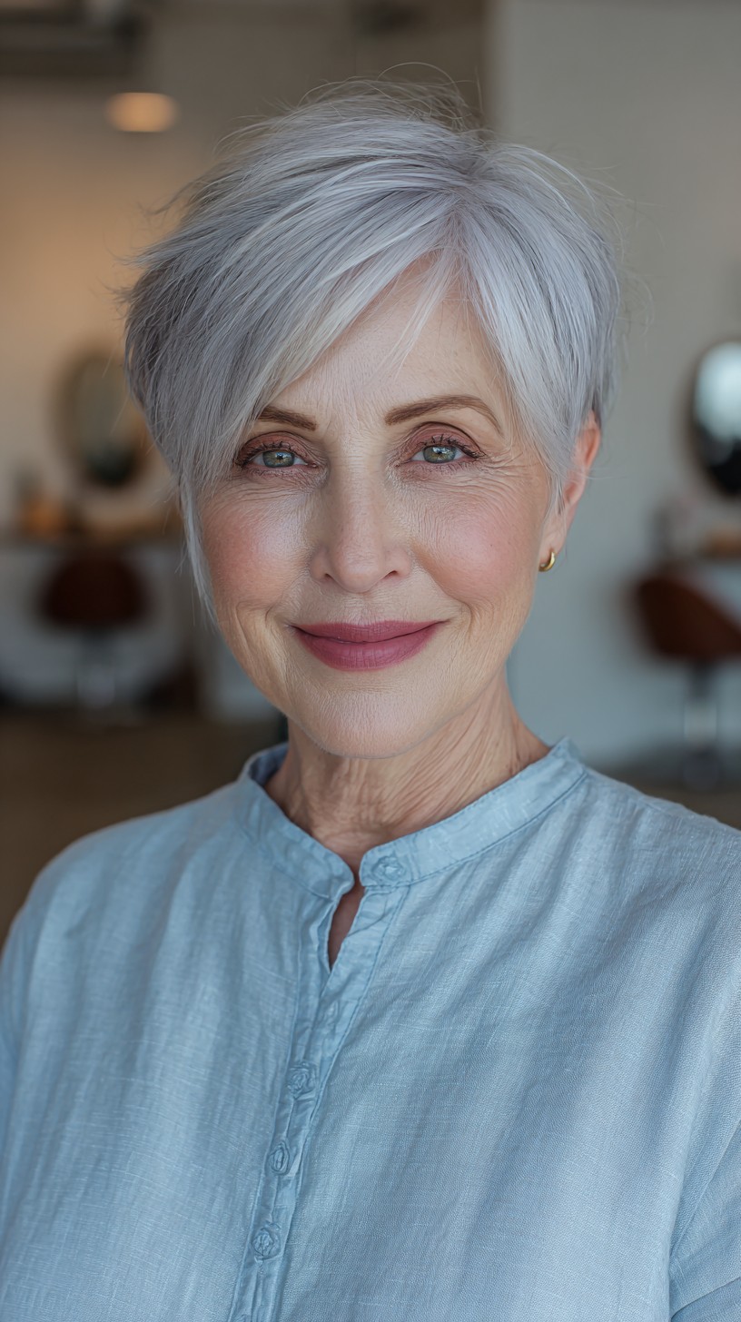 Long Pixie Cuts for Women Over 60: Stylish & Age-Flattering Ideas