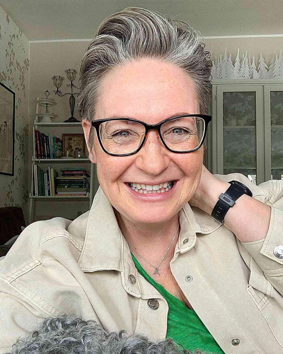 Stylish Pixie Cuts for Women Over 60 with Glasses | Hair Trends