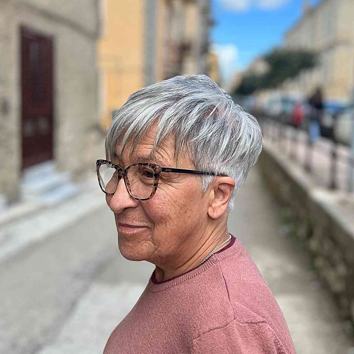 Stylish Pixie Cuts for Women Over 60 with Glasses | Hair Trends