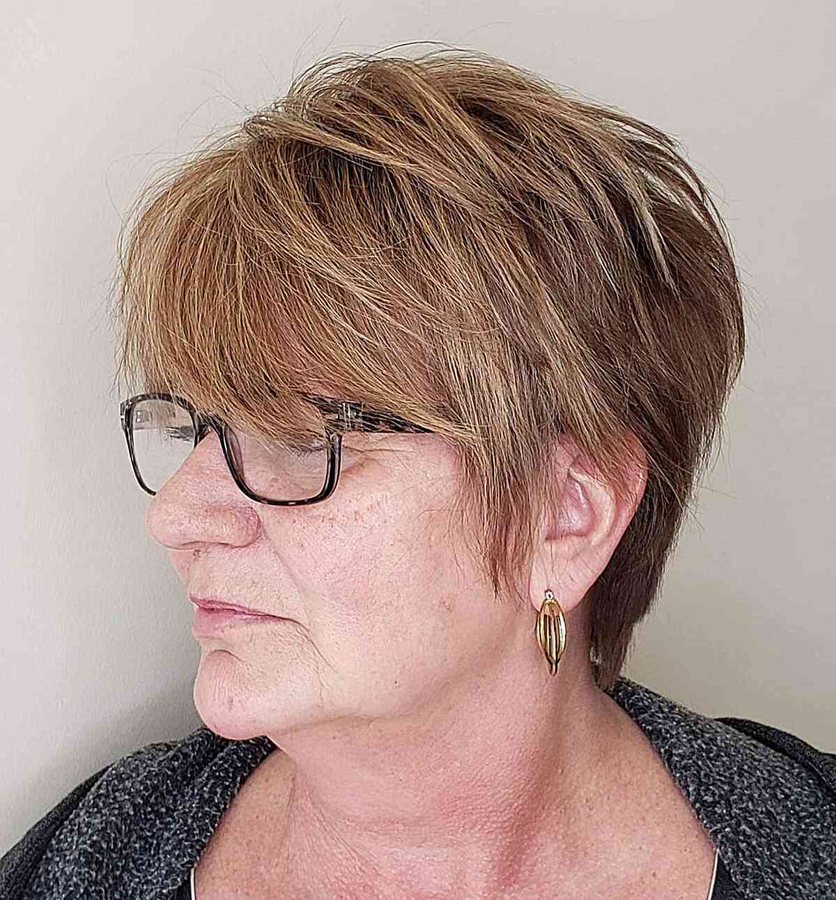 Stylish Pixie Cuts for Women Over 60 with Glasses | Hair Trends