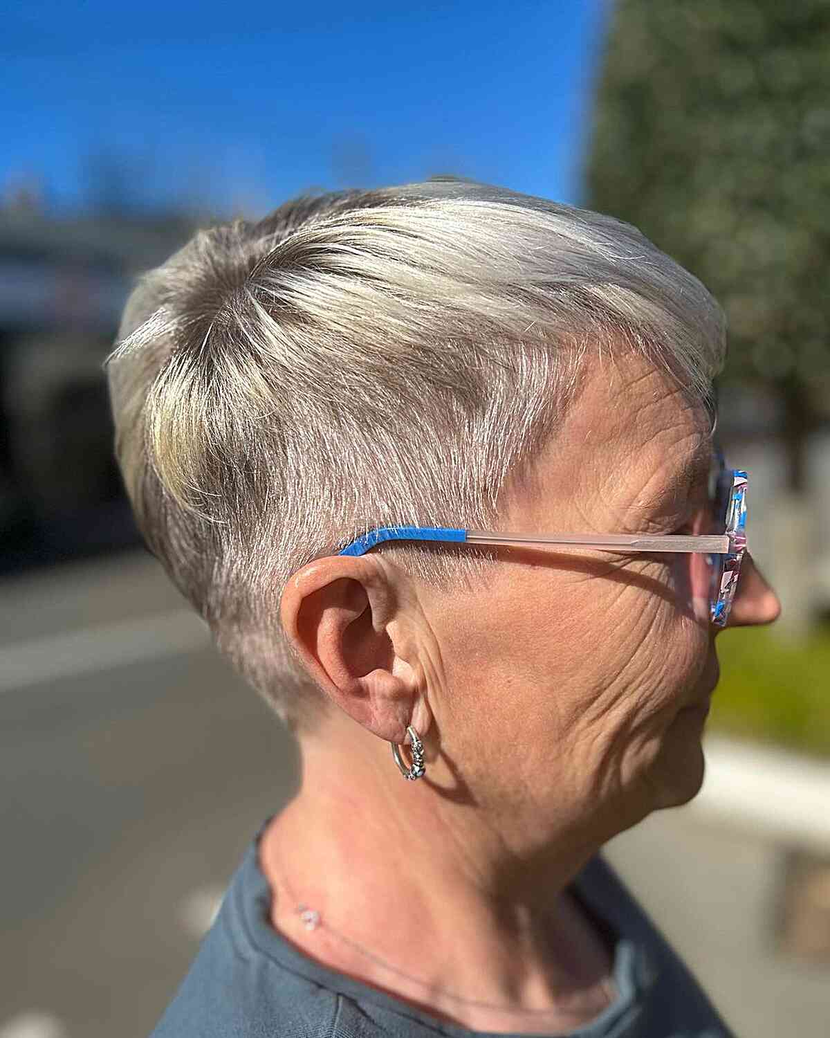 Stylish Pixie Cuts for Women Over 60 with Glasses | Hair Trends