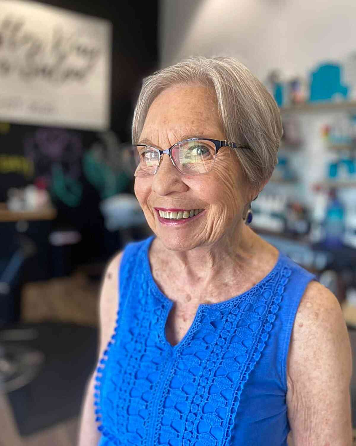 Stylish Pixie Cuts for Women Over 60 with Glasses | Hair Trends