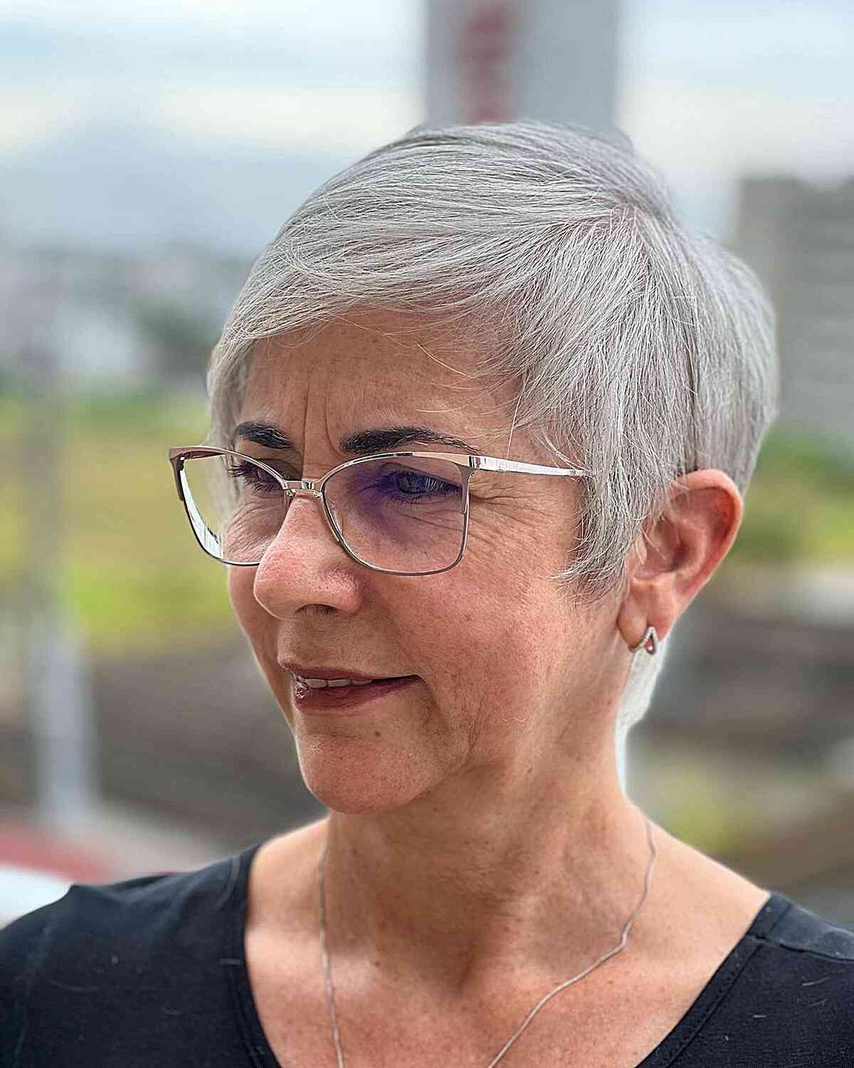 Stylish Pixie Cuts for Women Over 60 with Glasses | Hair Trends