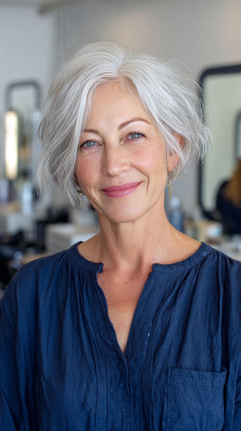 Stylish Short Haircuts for Women Over 70: 50+ Ideas