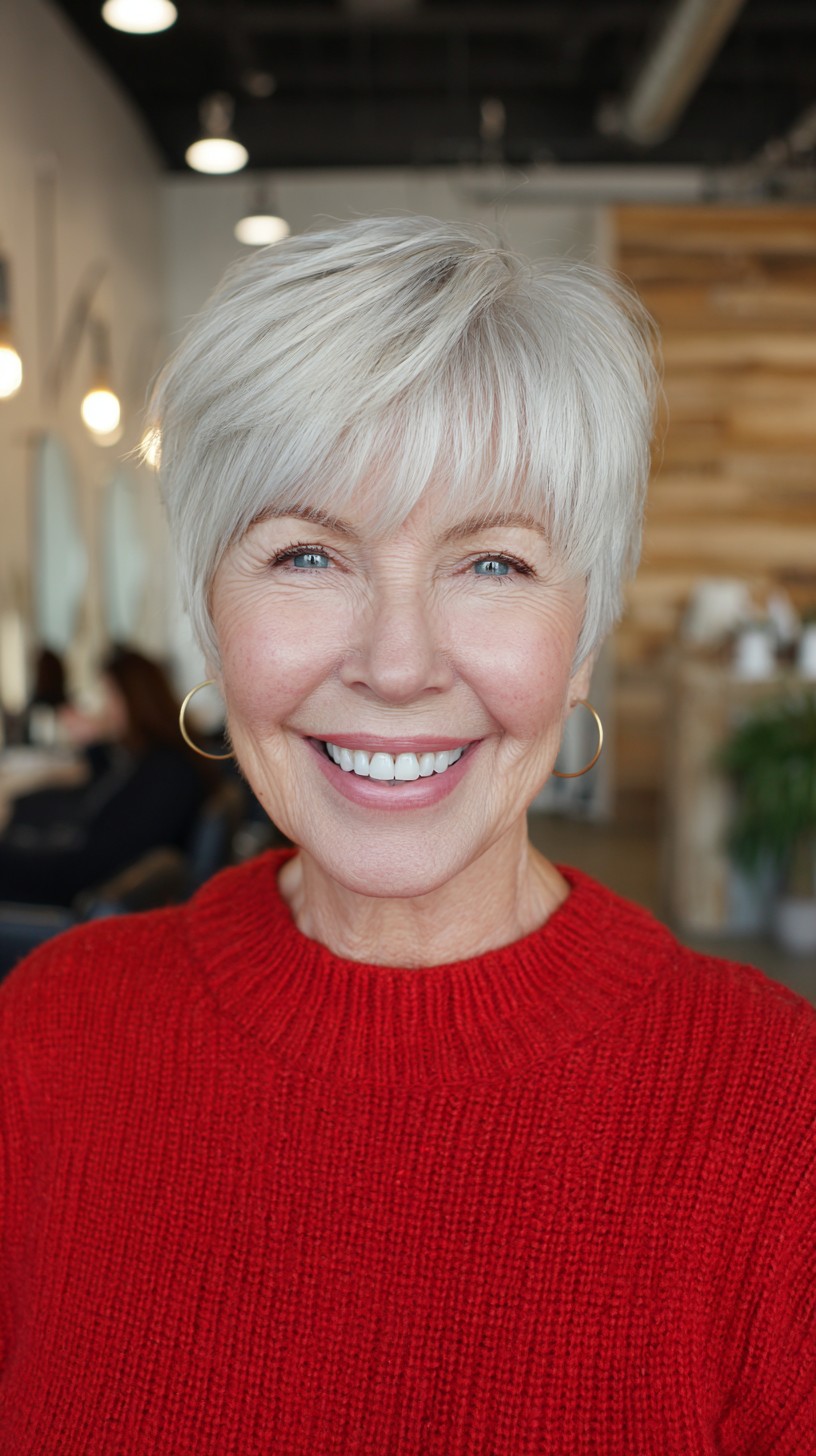 Stylish Short Haircuts for Women Over 70: 50+ Ideas