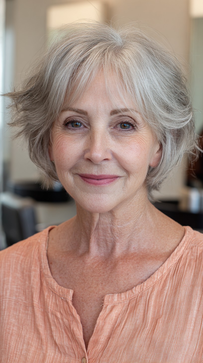Stylish Short Haircuts for Women Over 70: 50+ Ideas
