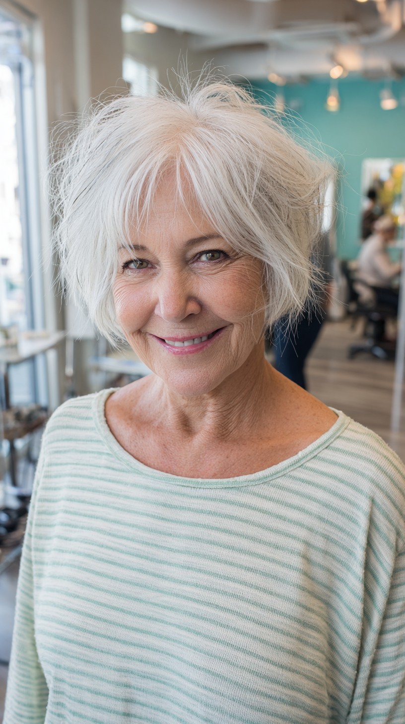 Stylish Short Haircuts for Women Over 70: 50+ Ideas