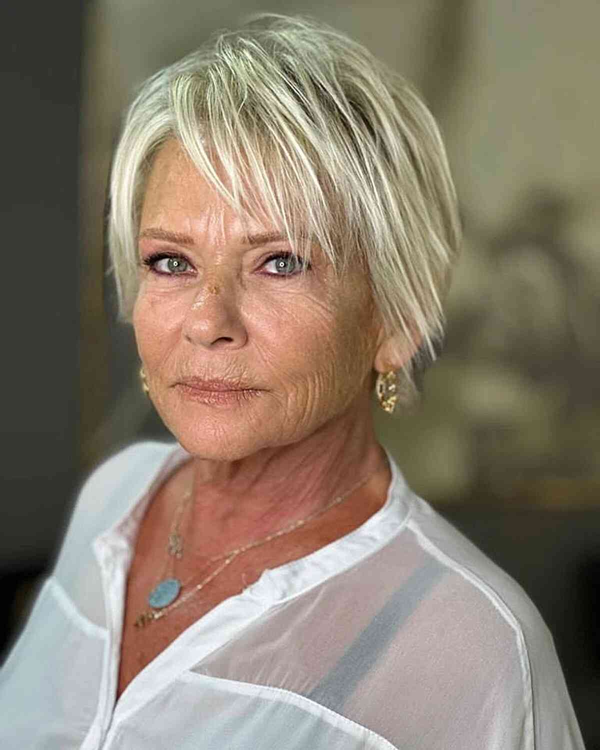Stylish Short Haircuts for Women Over 70: 50+ Ideas