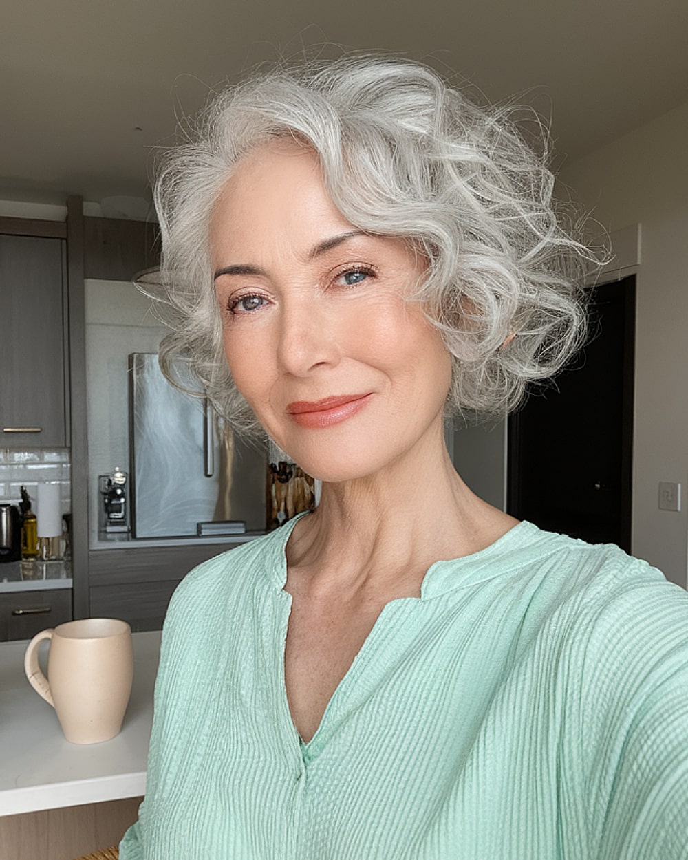 Best Short Curly Hairstyles for Gray Hair Over 50 in 2026