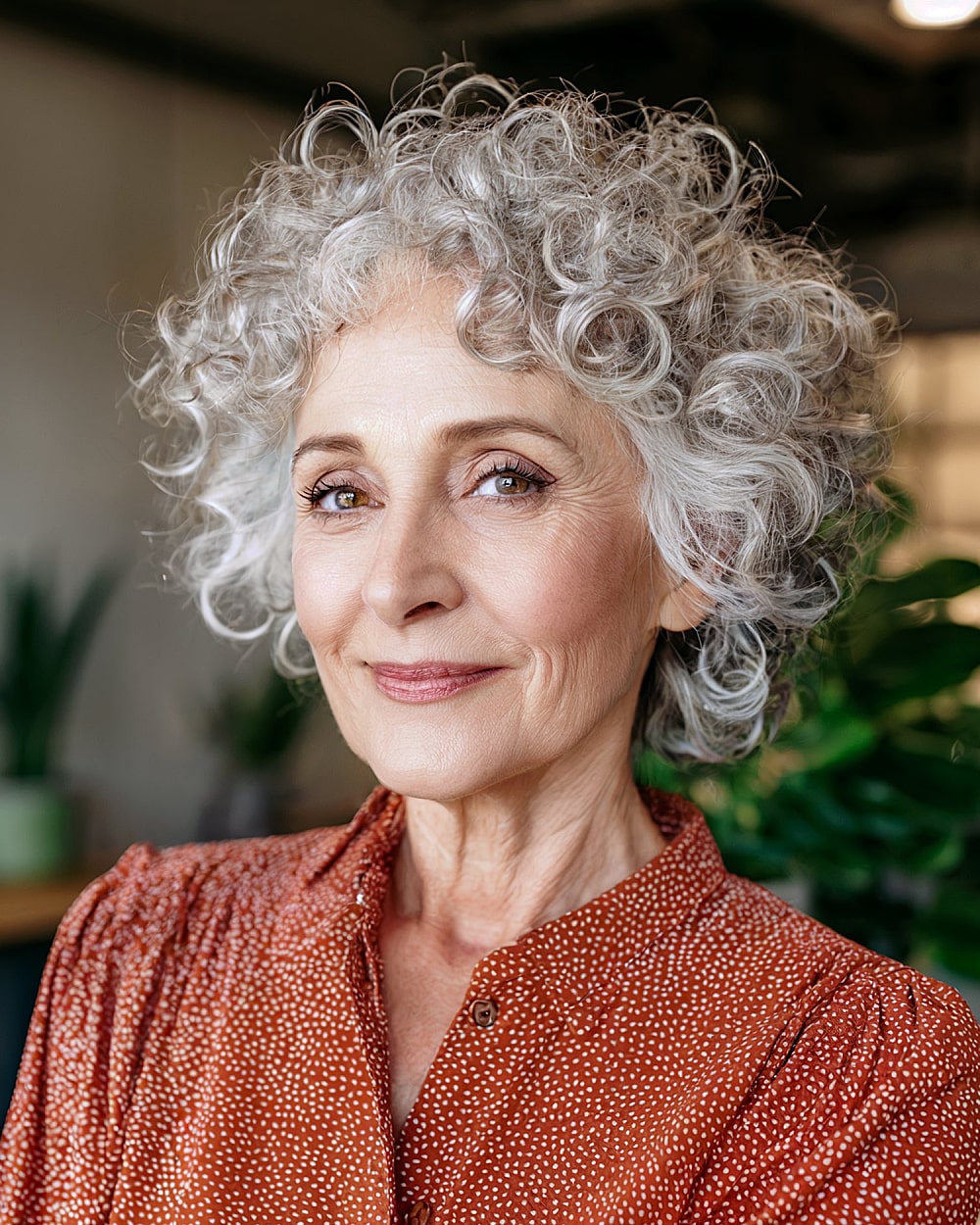 Best Short Curly Hairstyles for Gray Hair Over 50 in 2026