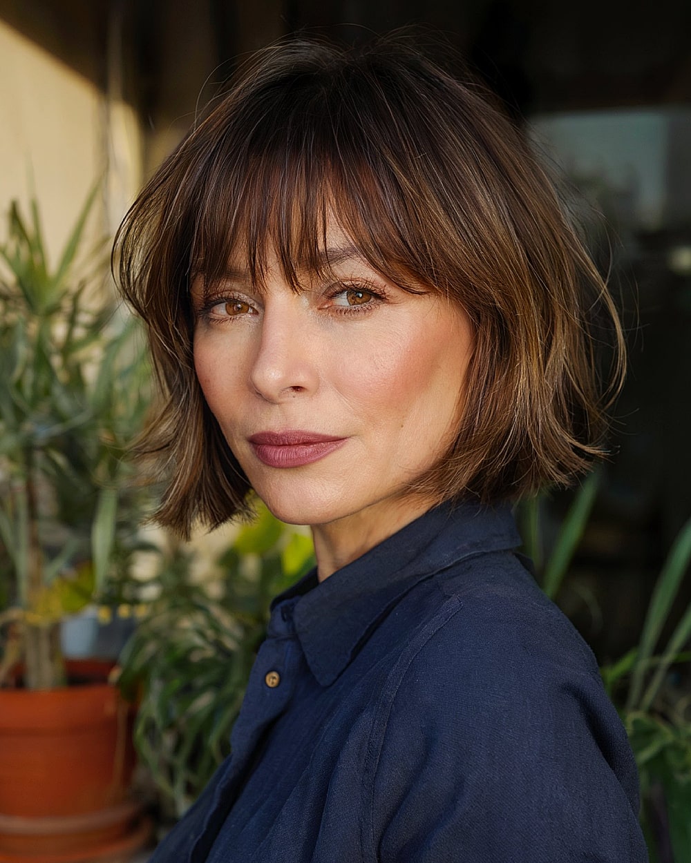 Best Short Bob with Bangs Hairstyles for Women Over 40 | 2026 Trends