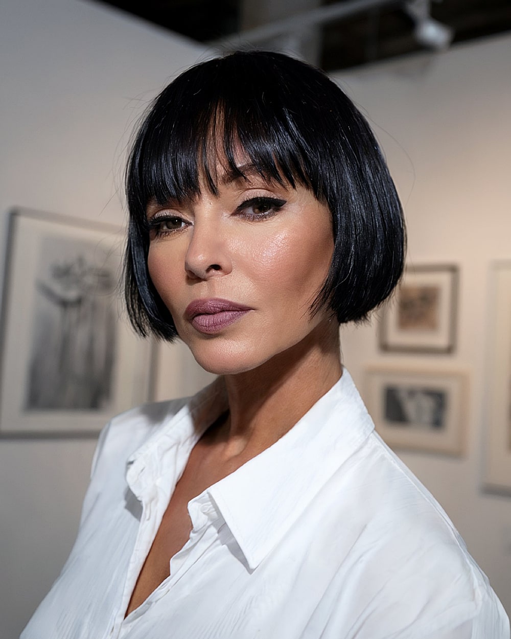 Best Short Bob with Bangs Hairstyles for Women Over 40 | 2026 Trends
