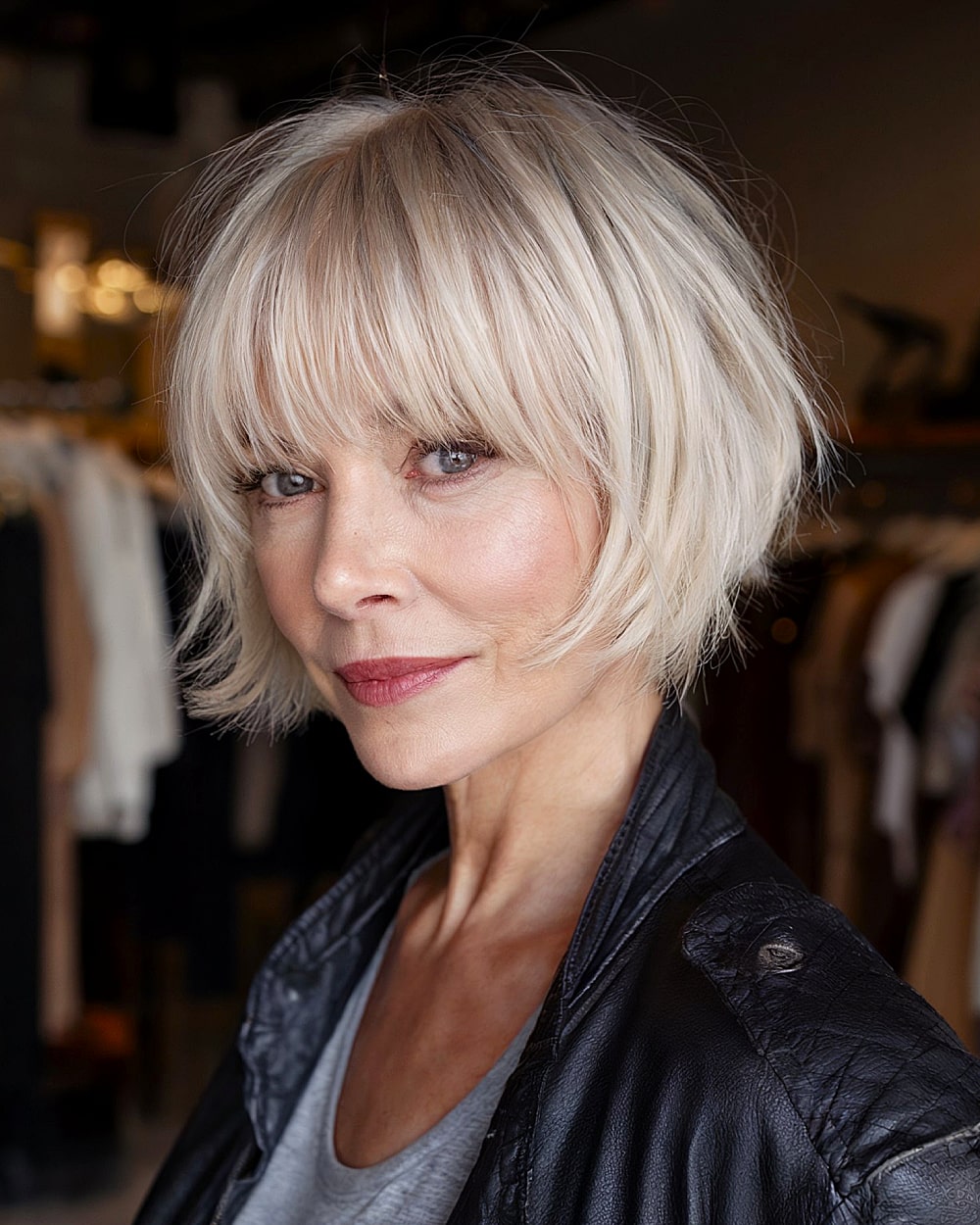 Best Short Bob with Bangs Hairstyles for Women Over 40 | 2026 Trends