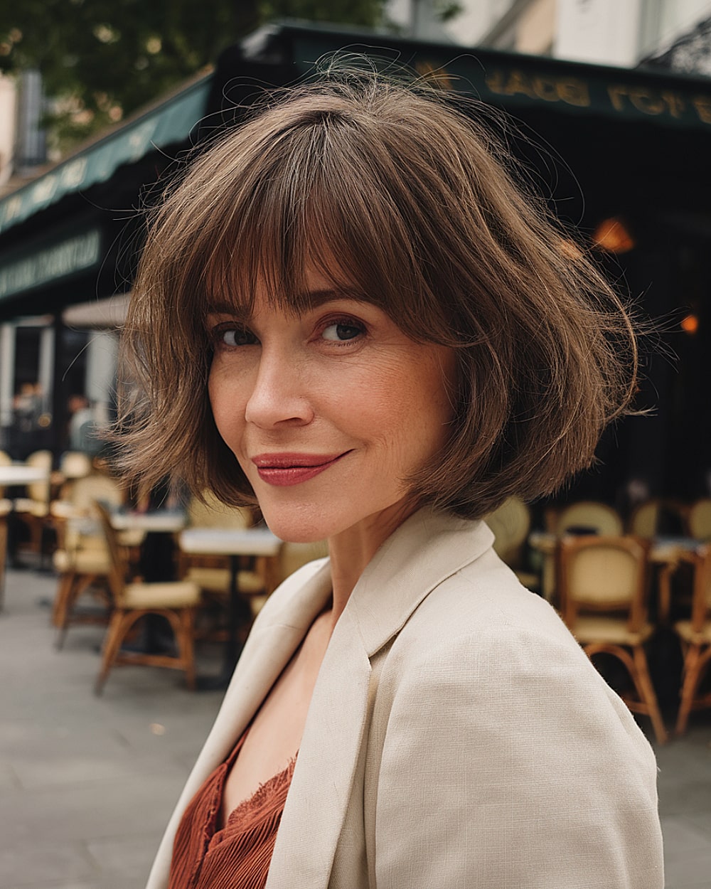 Best Short Bob with Bangs Hairstyles for Women Over 40 | 2026 Trends