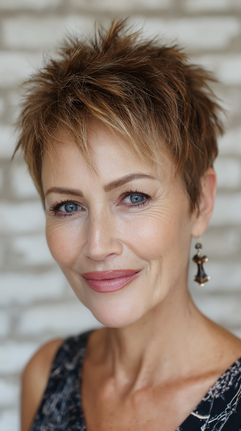 Trendy Short Spiky Haircuts for Women Over 50 | 2026 Styles