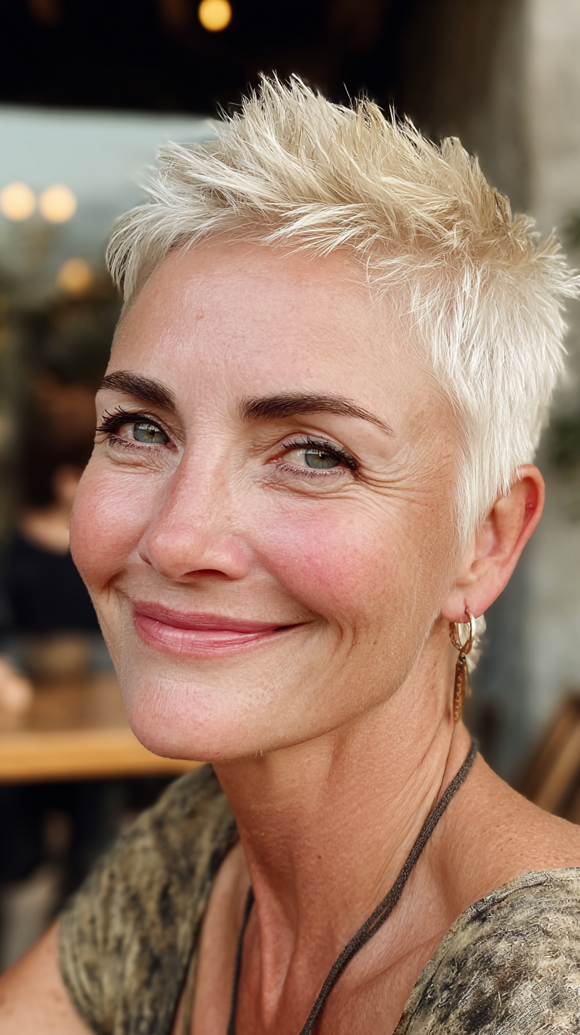Trendy Short Spiky Haircuts for Women Over 50 | 2026 Styles