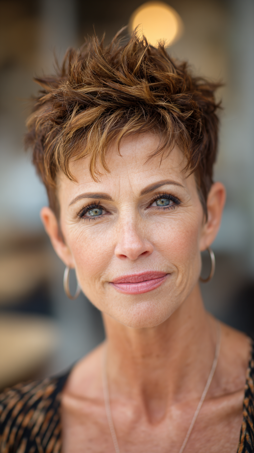 Trendy Short Spiky Haircuts for Women Over 50 | 2026 Styles
