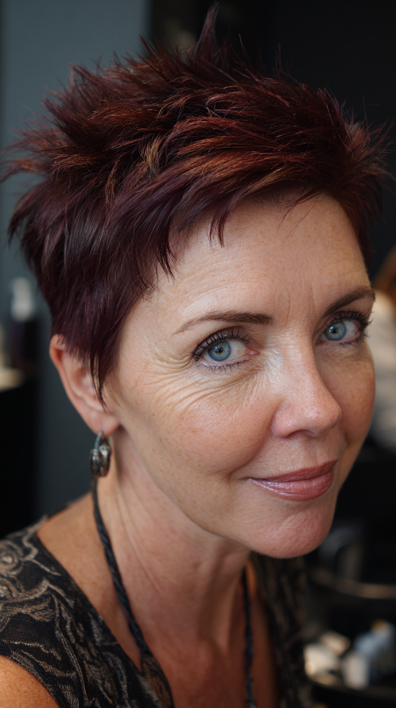 Trendy Short Spiky Haircuts for Women Over 50 | 2026 Styles