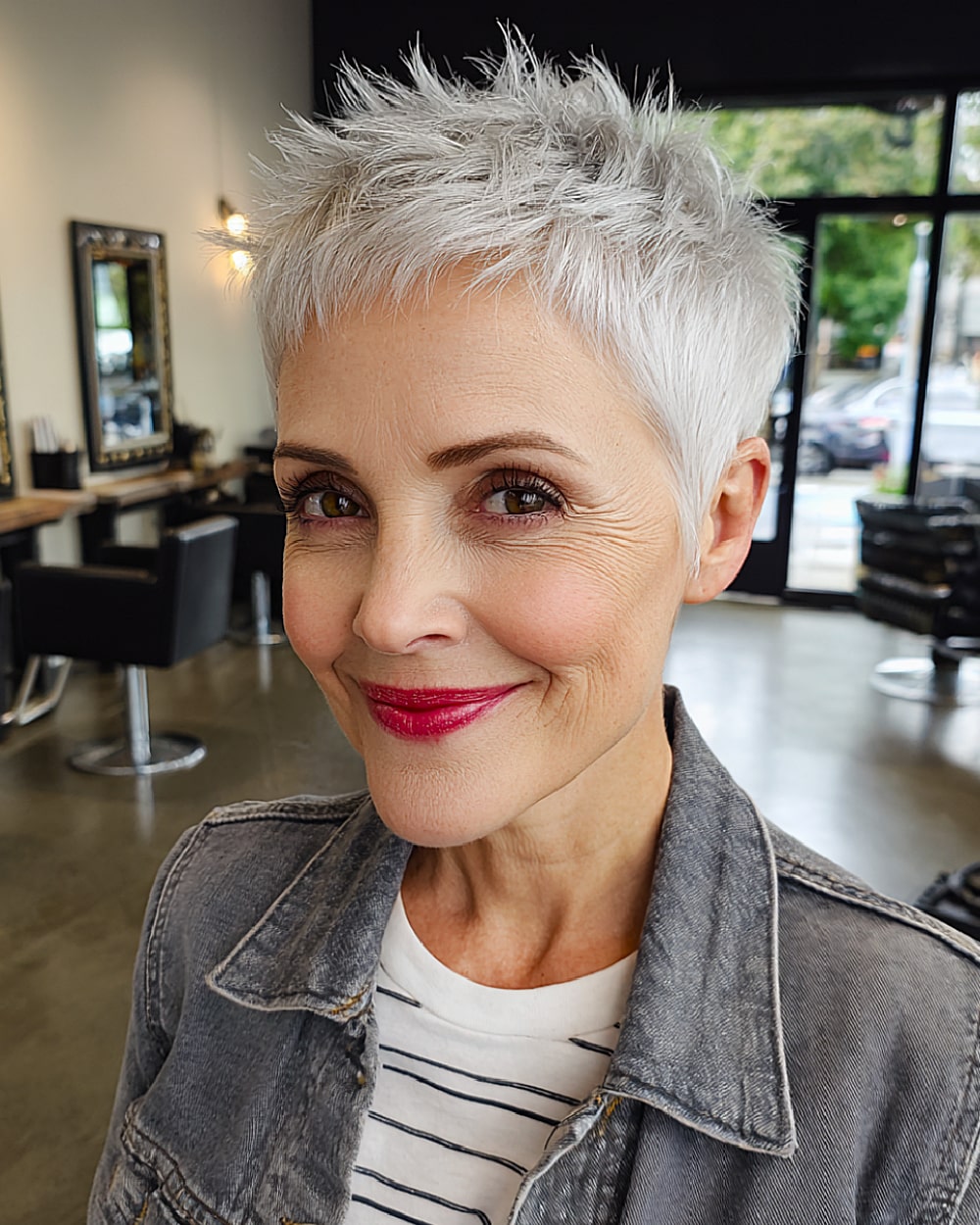 Best Short Haircuts with Bangs for Mature Women | [Year]