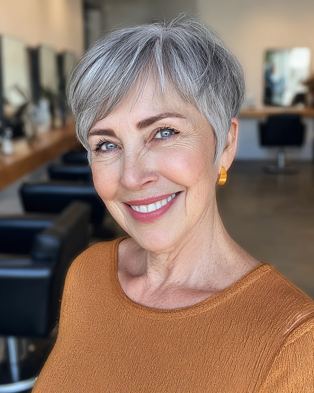 Best Short Haircuts with Bangs for Mature Women | [Year]