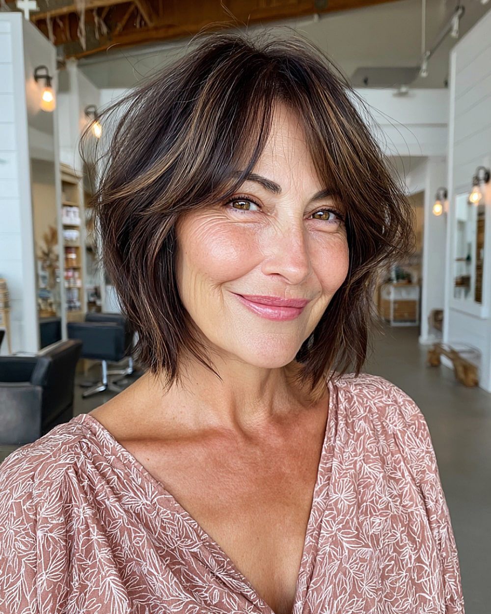 Best Short Haircuts with Bangs for Mature Women | [Year]