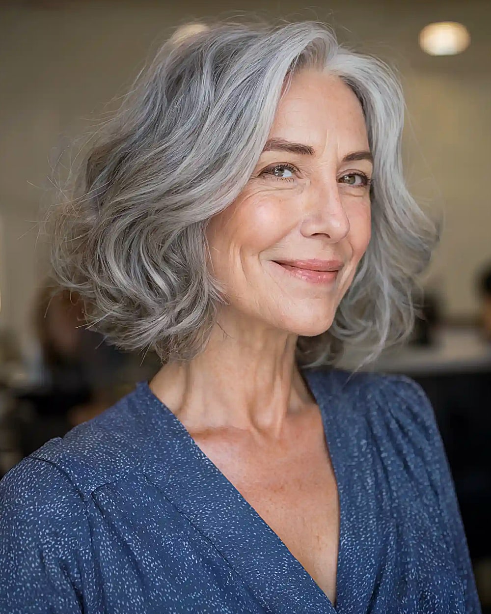 Best Short Wavy Hairstyles for Gray Hair After 60 | Expert Styling Tips