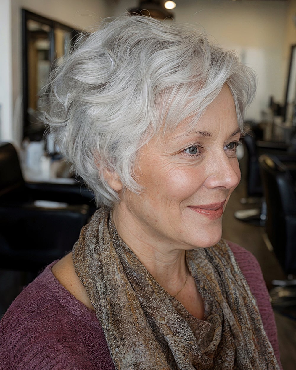 Best Short Wavy Hairstyles for Gray Hair After 60 | Expert Styling Tips