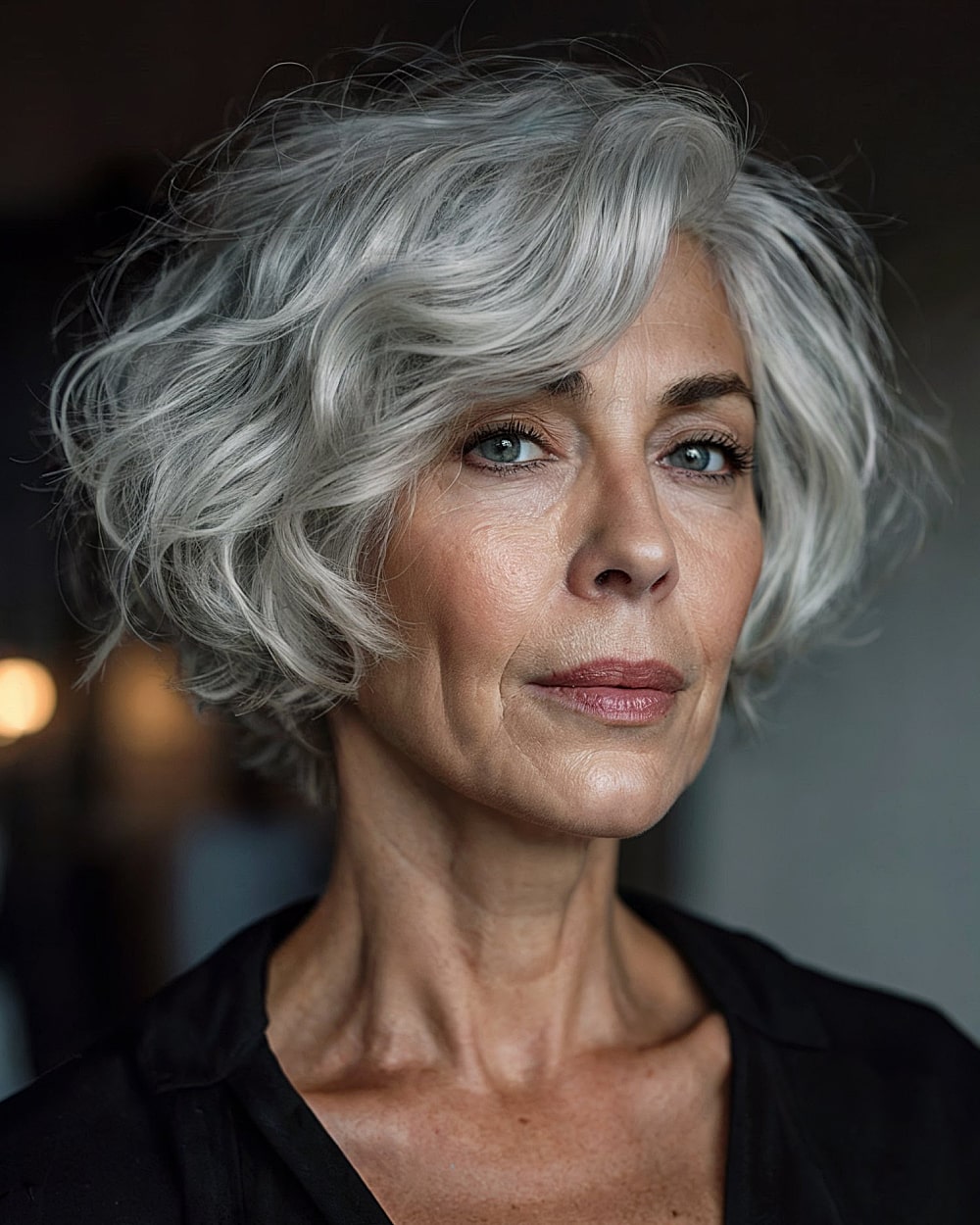 Best Short Wavy Hairstyles for Gray Hair After 60 | Expert Styling Tips
