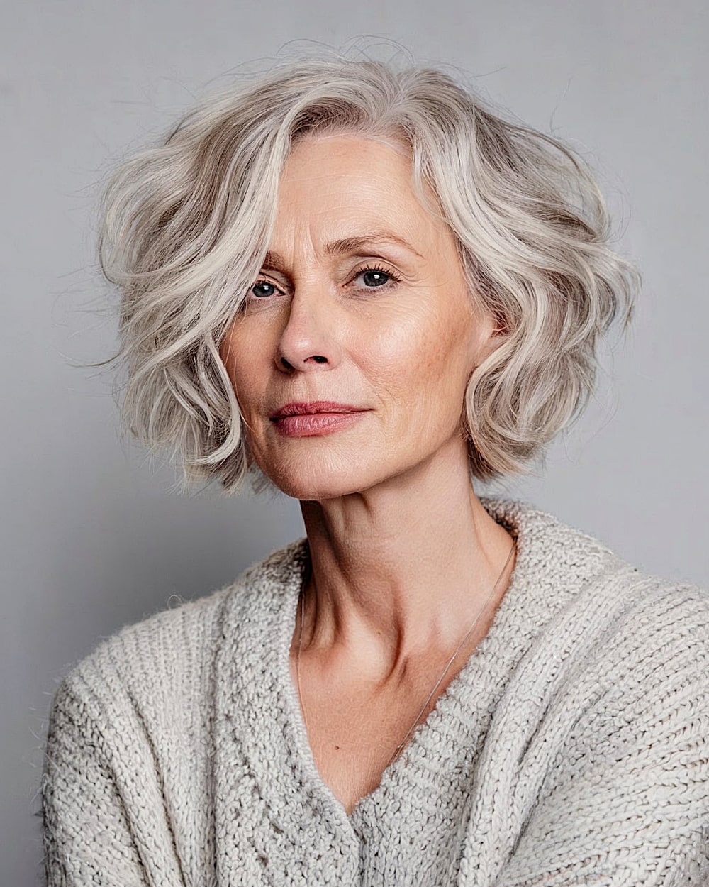 Best Short Wavy Hairstyles for Gray Hair After 60 | Expert Styling Tips
