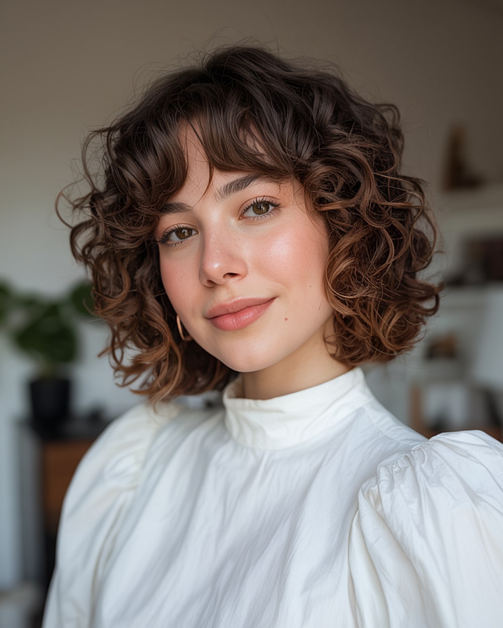 Best Short Curly Haircuts for Round Faces in 2026 | Expert Styles