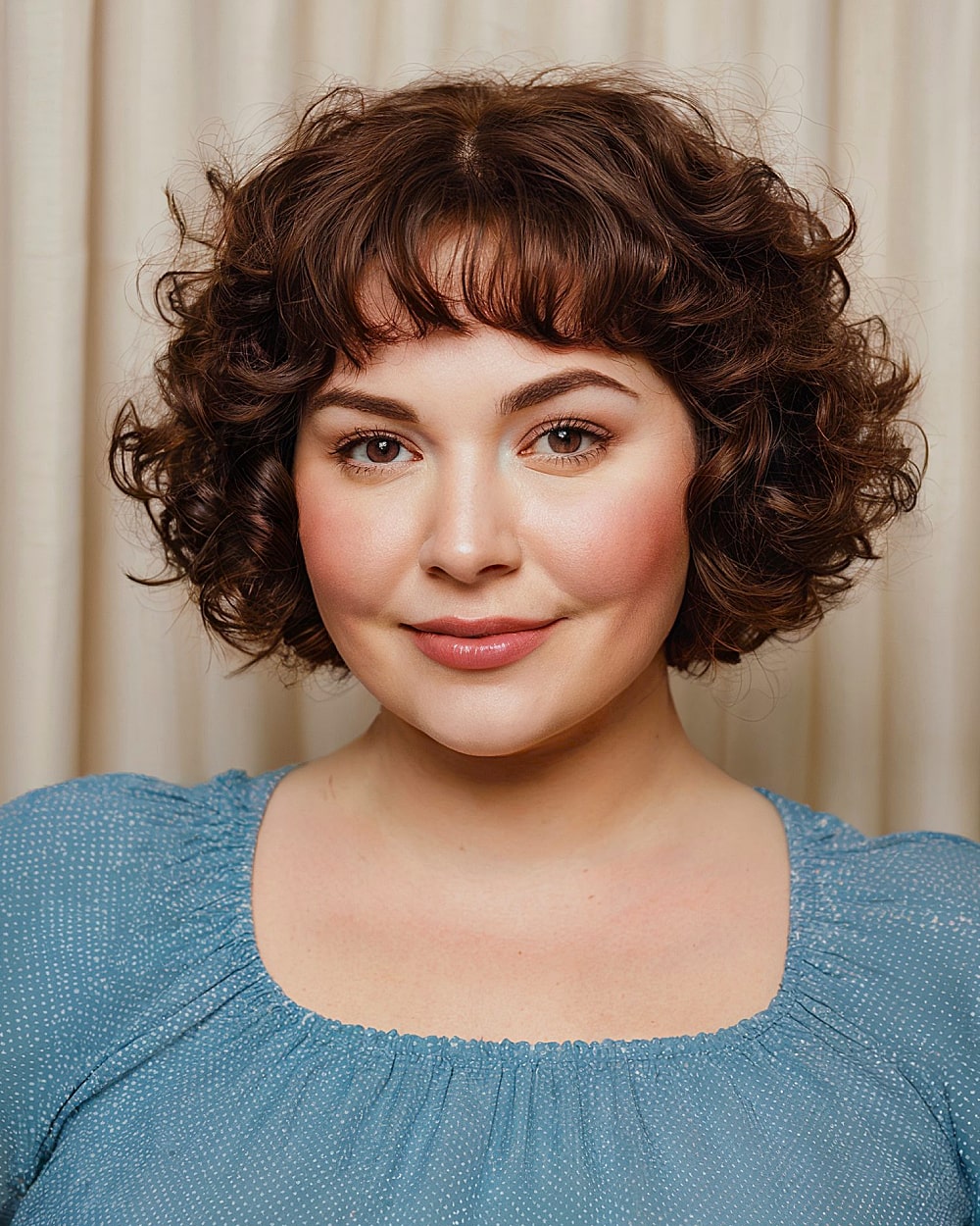 Best Short Curly Haircuts for Round Faces in 2026 | Expert Styles