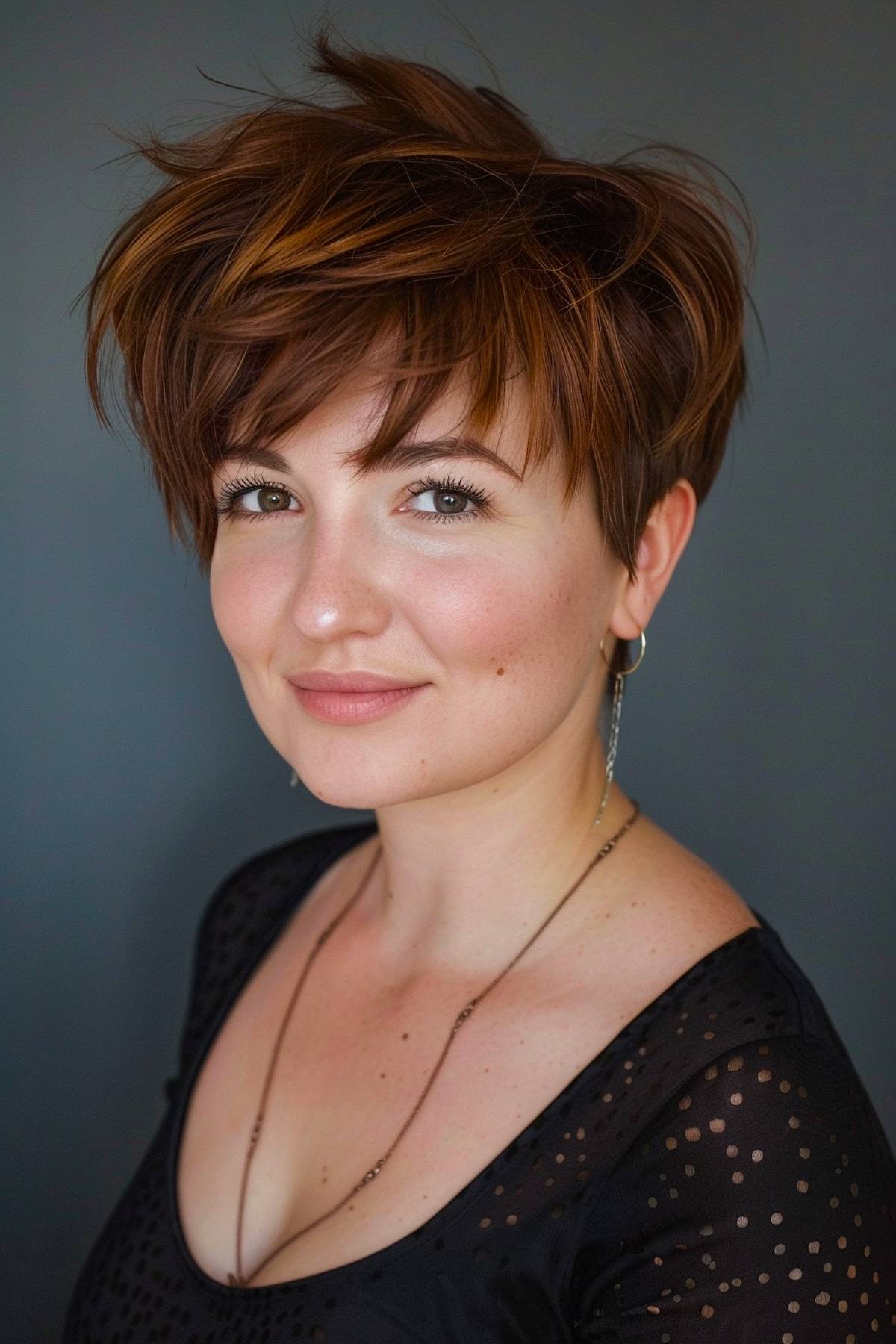 Best Short Haircuts for Round Faces: Styles & Tips
