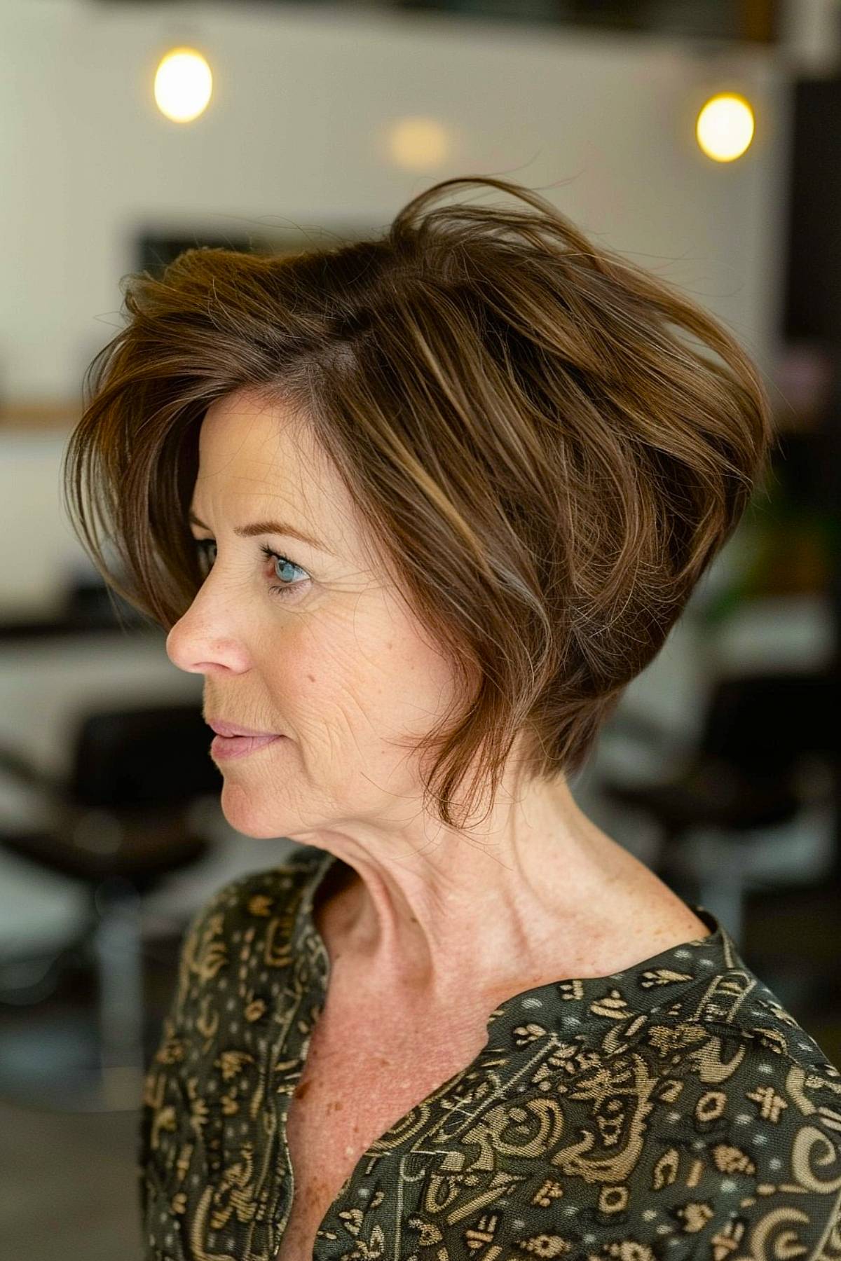 Best Short Stacked Bob Haircuts for Women Over 50 in 2026